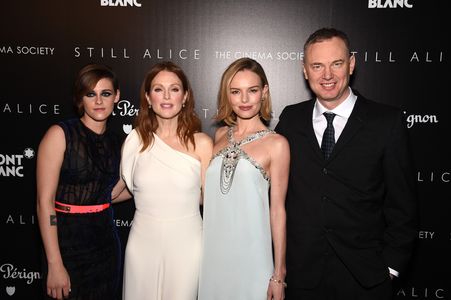 Julianne Moore, Kate Bosworth, Kristen Stewart, and Wash Westmoreland at an event for Still Alice (2014)