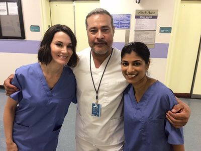 Shades of Blue, NBC. Playing Harlee's doctor with my excellent nurse Dipti Mehta.