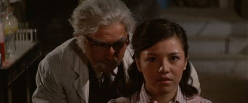 Tomoko Ai and Akihiko Hirata in Terror of Mechagodzilla (1975)