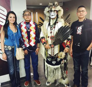 Tsailii Rogers and Relatives at the Gathering of Nations Pow Wow (April 25, 2015)