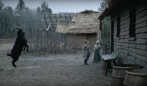 Lucas Dawson and Ellie Grainger in The Witch (2015)