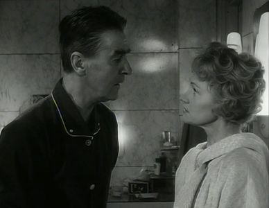 Gunnar Björnstrand and Gunn Wållgren in The Dress (1964)