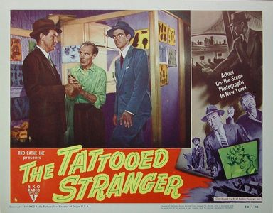 Walter Kinsella and John Miles in The Tattooed Stranger (1950)