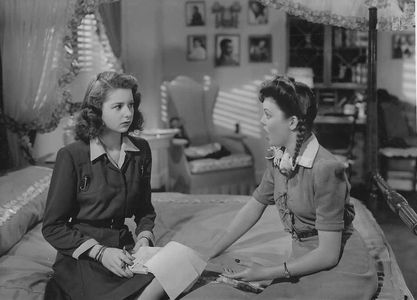 Jean Porter and Virginia Weidler in The Youngest Profession (1943)