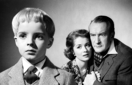 George Sanders, Barbara Shelley, and Martin Stephens in Village of the Damned (1960)