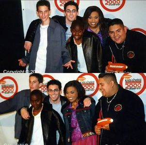 All That cast (including Gabriel “Fluffy” Iglesias) at the 2000 Kids Choice Awards