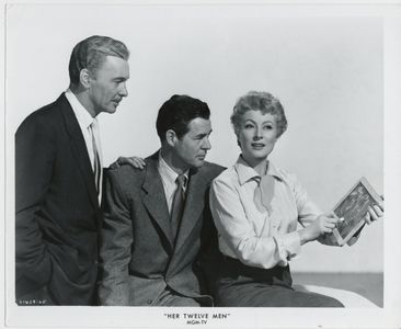 Greer Garson, Robert Ryan, and Barry Sullivan in Her Twelve Men (1954)