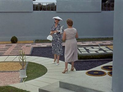 Claire Rocca and Adrienne Servantie in Mon Oncle (1958)