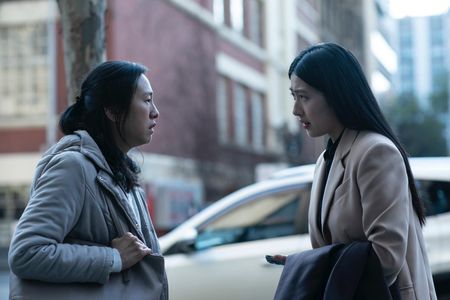 Mabel Li and Katlyn Wong in Safe Home (2023)