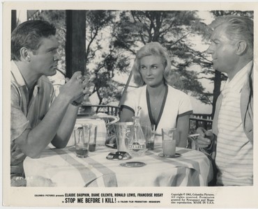 Diane Cilento, Claude Dauphin, and Ronald Lewis in Stop Me Before I Kill! (1960)