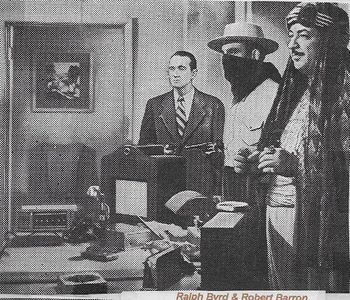 Robert Barron, Ralph Byrd, and Rusty Wescoatt in The Vigilante: Fighting Hero of the West (1947)