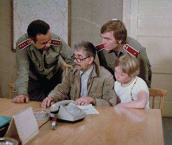 Vlastimil Brodský, Viktor Král, Vladimír Mensík, and Sebek Josef in The Visitors (1983)