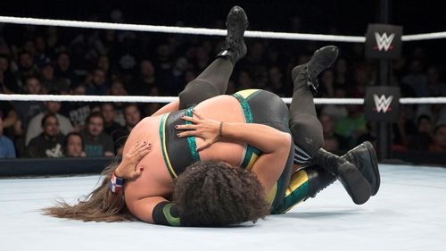 Marti Belle and Rachael Ellering in WWE: Mae Young Classic Women Tournament (2017)