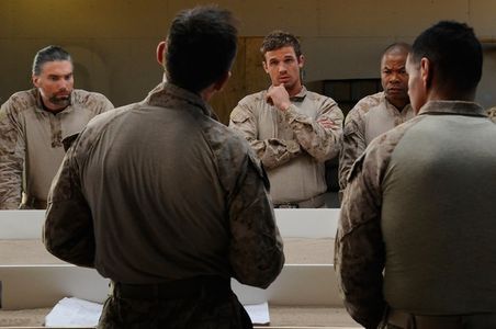 Anson Mount, Xzibit, and Cam Gigandet in Seal Team Six: The Raid on Osama Bin Laden (2012)