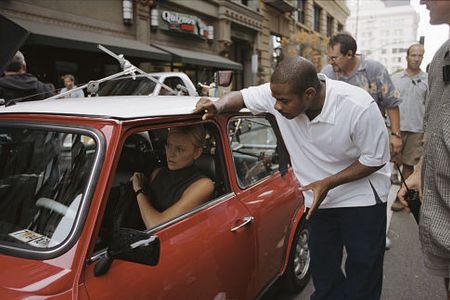 Charlize Theron and F. Gary Gray in The Italian Job (2003)