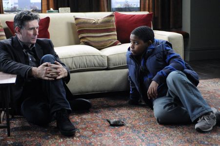 Gabriel Byrne and Aaron Grady Shaw in In Treatment (2008)