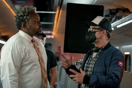David Leitch and Brian Tyree Henry in Bullet Train (2022)