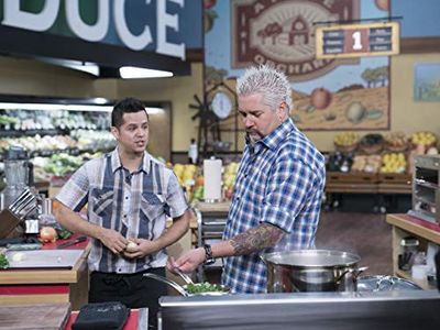 Jorge Gomez and Guy Fieri in Guy's Grocery Games: Global Grocery Games (2018)