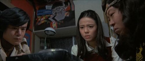 Hiroshi Ishikawa, Minoru Takashima, and Tomoko Umeda in Godzilla vs. Gigan (1972)