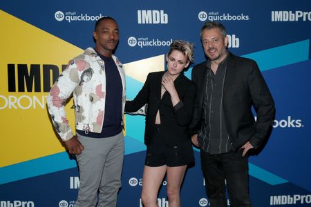 Kristen Stewart, Anthony Mackie, and Benedict Andrews at an event for Seberg (2019)