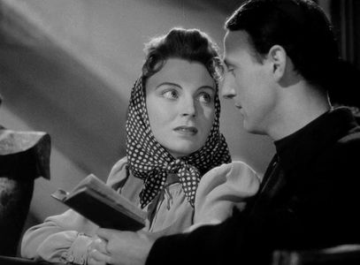 Pamela Brown and Hugh Burden in One of Our Aircraft Is Missing (1942)