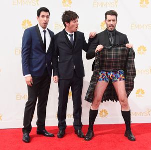 Drew Scott, J.D. Scott, and Jonathan Silver Scott at an event for The 66th Primetime Emmy Awards (2014)