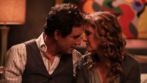 Lea Thompson and John Shea in The Trouble with the Truth (2012)