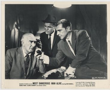 Anthony Caruso, Steve Mitchell, and Tudor Owen in Most Dangerous Man Alive (1961)