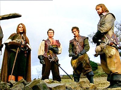 Susie Amy, Caspar Zafer, Niko Nicotera, and Andrew Musselman in La Femme Musketeer (2004)