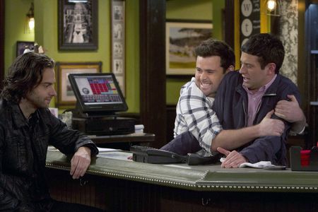 Chris D'Elia, David Fynn, and Brent Morin in Undateable (2014)