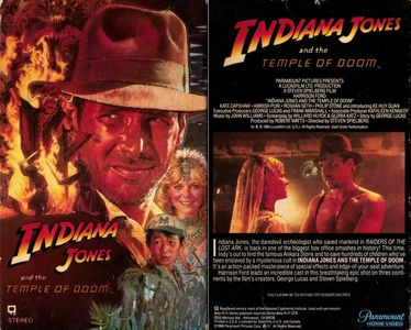 Harrison Ford, Kate Capshaw, Amrish Puri, and Ke Huy Quan in Indiana Jones and the Temple of Doom (1984)