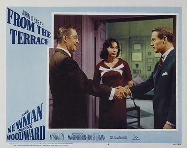 Paul Newman, Ina Balin, and Ted de Corsia in From the Terrace (1960)