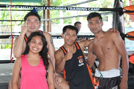 Training at Tiger Muay Thai - Phuket, Thailand