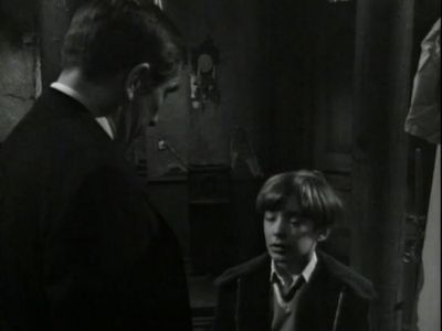 Jonathan Frid and David Henesy in Dark Shadows (1966)