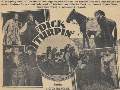 Jane Carr, James Finlayson, Victor McLaglen, and Frank Vosper in Dick Turpin (1934)