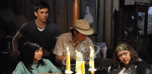 Eugene Domingo, Malou Crisologo, Kim Atienza, and Tom Rodriguez in Here Comes the Bride (2010)