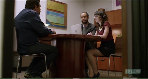 George Lopez, Hayley Huntley, and Zeke Nicholson in Lopez (2016)