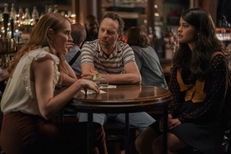 Jon Glaser, Greyson Chadwick, and Sofia Black-D'Elia in Single Drunk Female (2022)