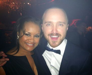 BEVERLY HILLS, CA - JANUARY 13: Actress Stacy Arnell & Aaron Paul attends the 2013 InStyle and Warner Bros. 70th Annual 