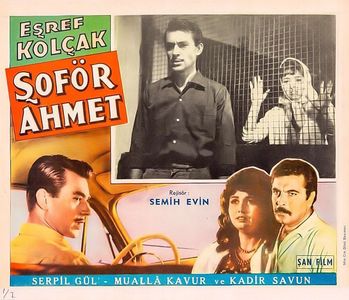 Serpil Gül, Esref Kolçak, and Kadir Savun in Ahmet the Driver (1961)