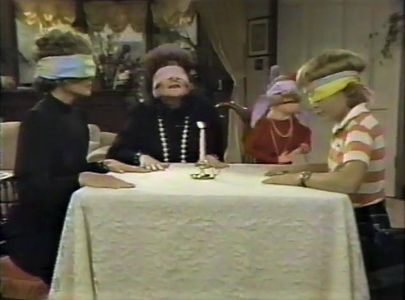 Corey Feldman, Wayland Flowers, Edie McClurg, and Susan Tolsky in Madame's Place (1982)