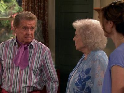 Regis Philbin and Betty White in Hot in Cleveland (2010)