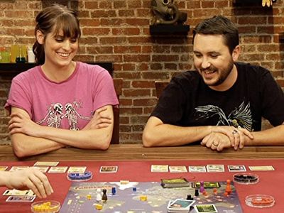 Wil Wheaton and Morgan Webb in TableTop (2012)