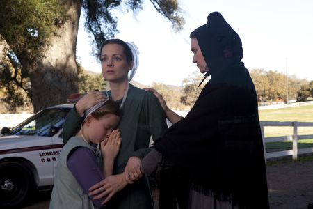 Amy Sloan, Kimberly Williams-Paisley, and Karley Scott Collins in Amish Grace (2010)
