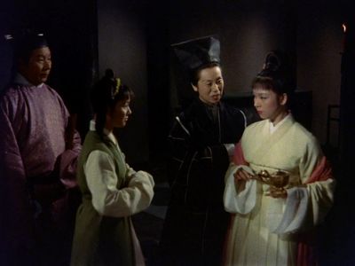 Machiko Kyô, Yôko Minamida, Eitarô Shindô, and Haruko Sugimura in Princess Yang Kwei-fei (1955)