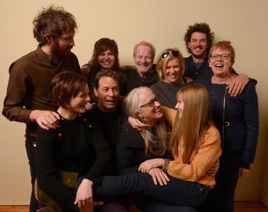 Holly Hunter, Jane Campion, Elisabeth Moss, Philippa Campbell, Garth Davis, Robyn Malcolm, and Peter Mullan at an event 