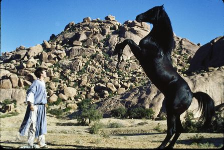 Kelly Reno and Cass-Olé in The Black Stallion Returns (1983)