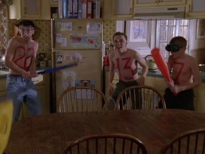 Frankie Muniz, Justin Berfield, and Erik Per Sullivan in Malcolm in the Middle (2000)