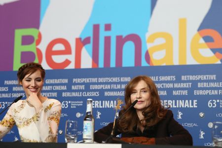 Isabelle Huppert and Louise Bourgoin at an event for The Nun (2013)