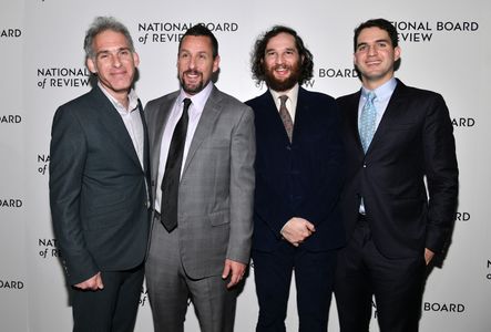 Adam Sandler, Josh Safdie, Benny Safdie, and Ronald Bronstein at an event for Uncut Gems (2019)